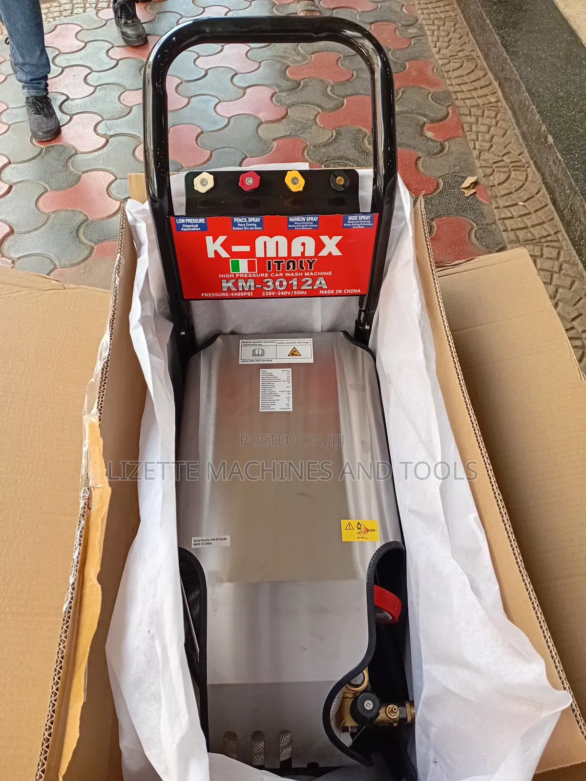 440ppsi K-Max Italy High Pressure Washer With 5hp Motor