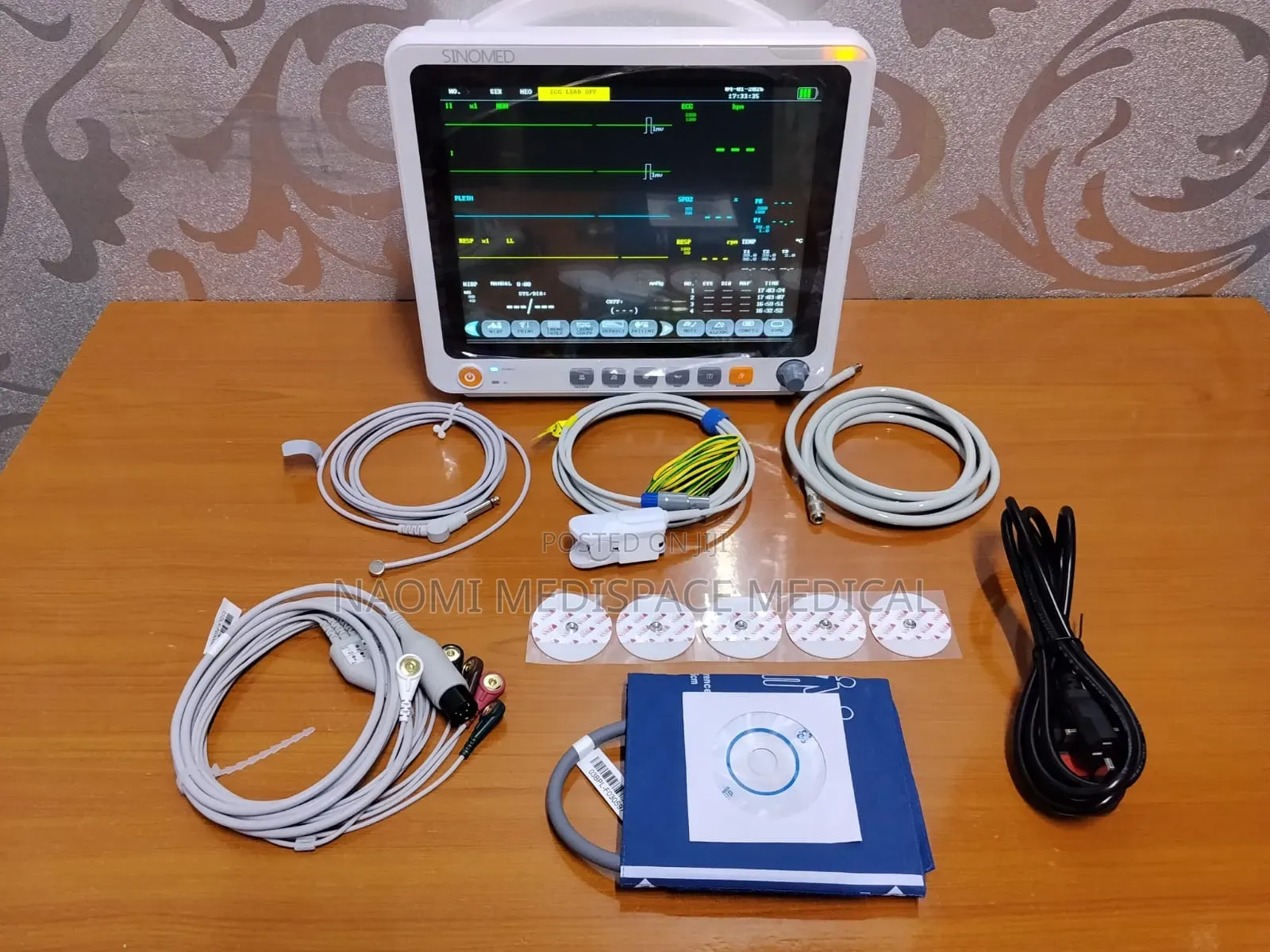 5 Parameters Sinomed Patient Monitor