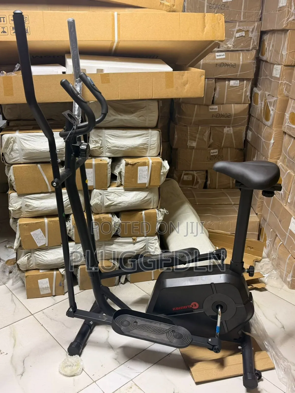 Euromax Elliptical Cross Trainer Cardio Machine.