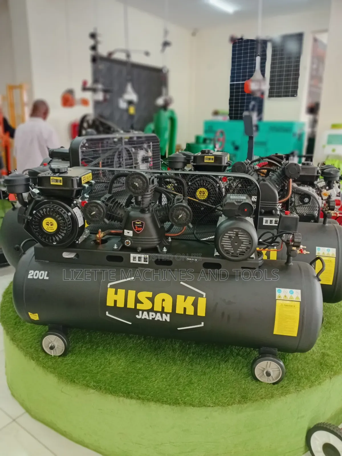 Hisaki 200l Heavy Duty Air Compressor