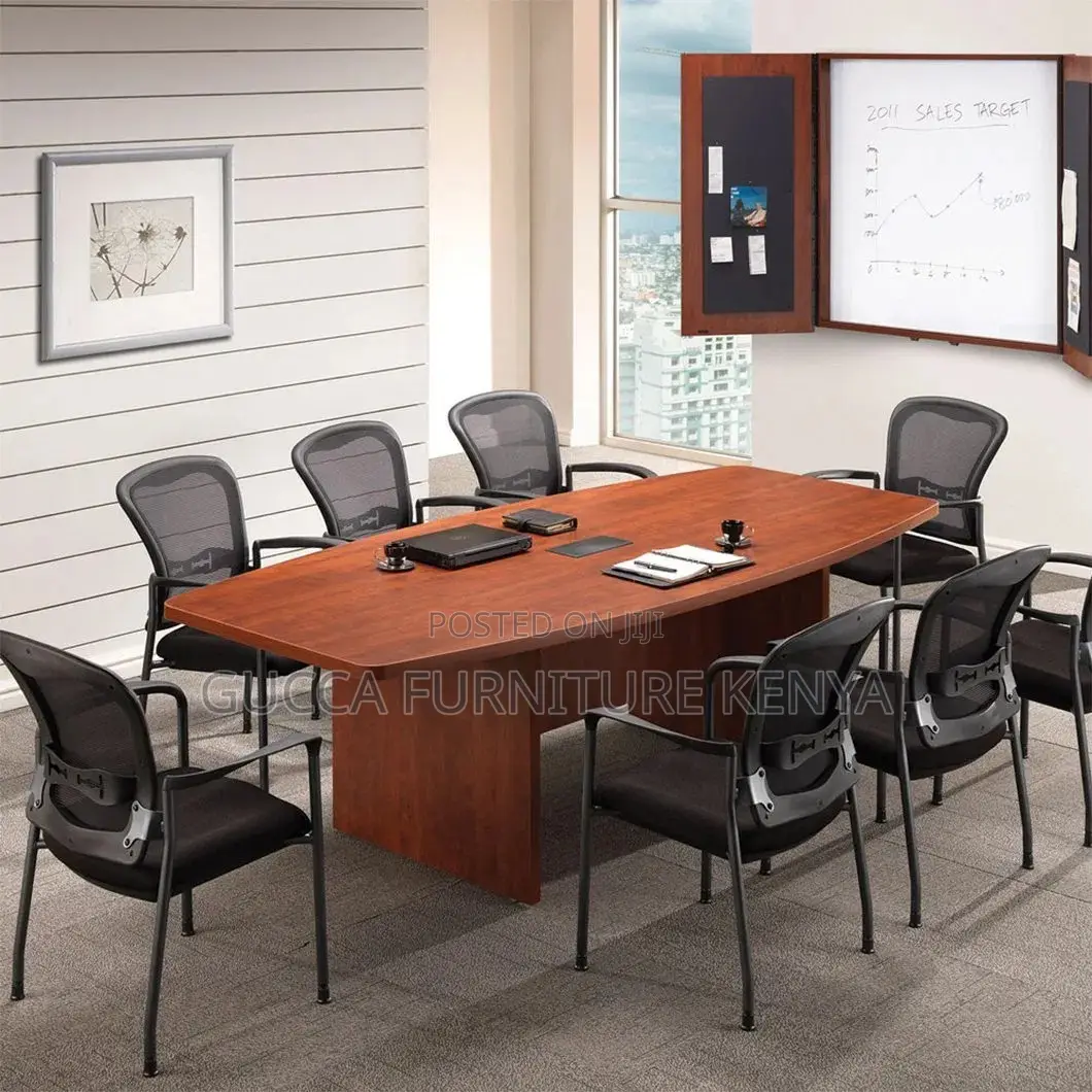 Mahogany 2.4 Meters Office Meeting Board Table