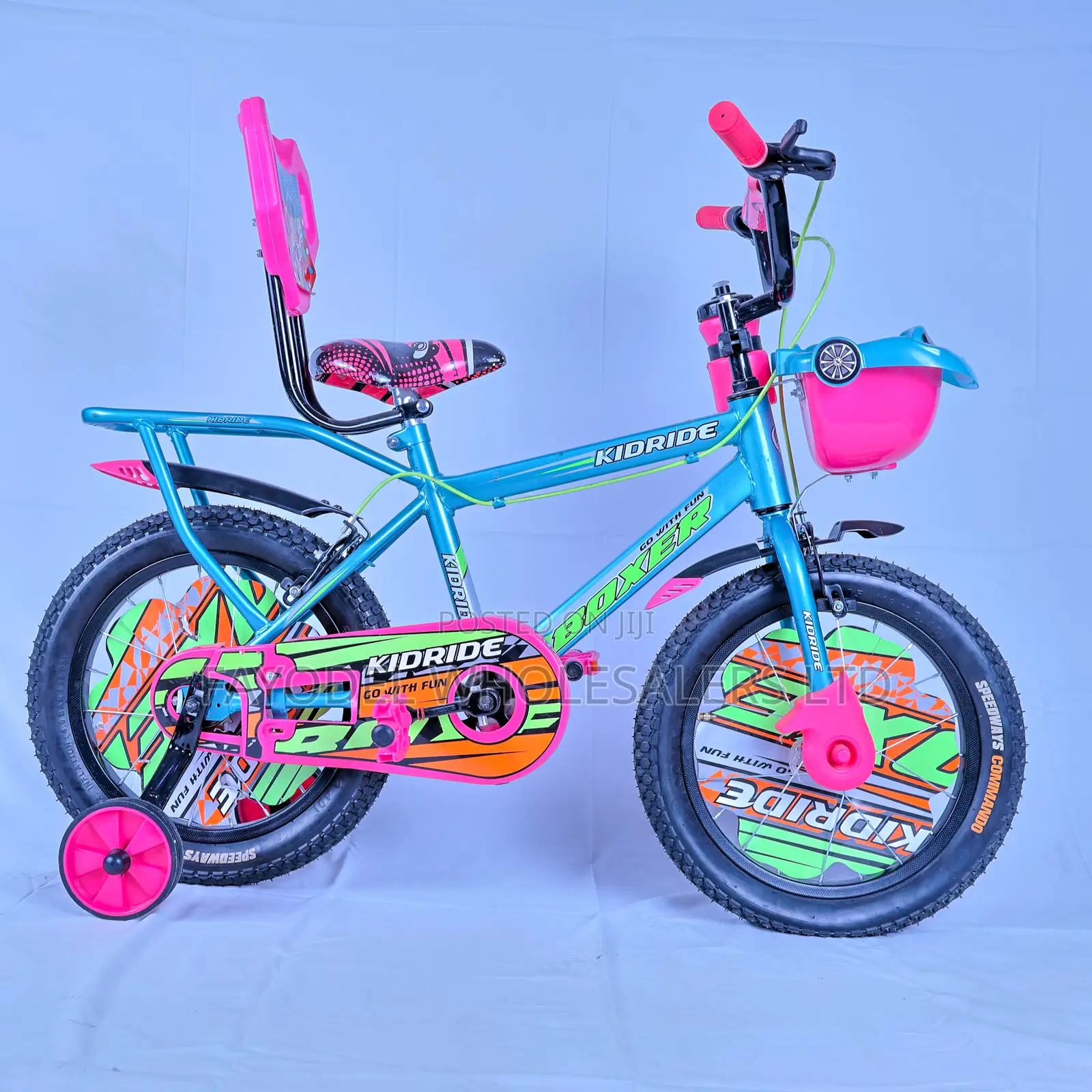 Kidride Boxer Kids Bike Size 16 With Backrest