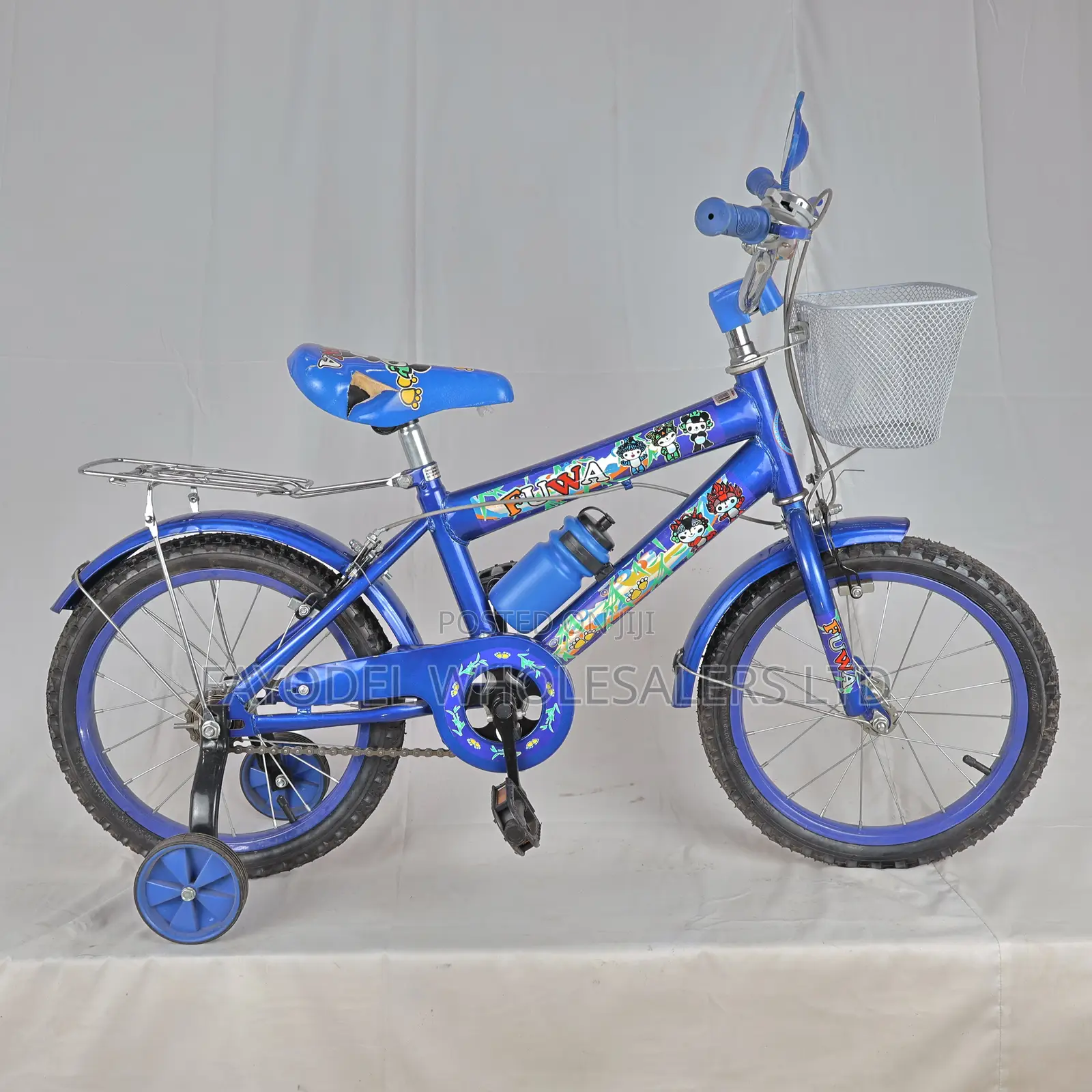 Fuwa Size 16 Kids Bicycle – Steel Frame, Training Wheels.