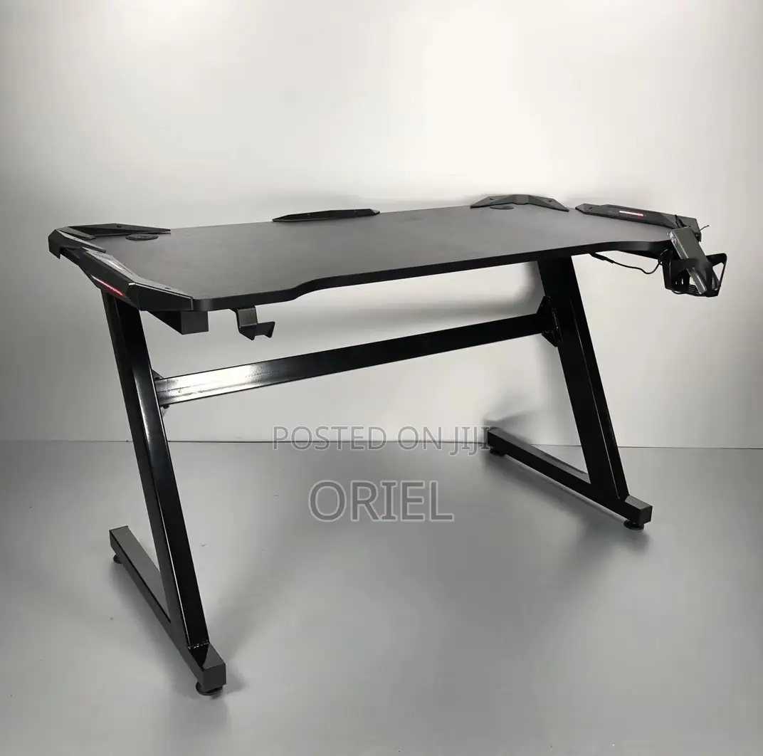 Gaming Tables : Led Light Gaming Workstation for Home