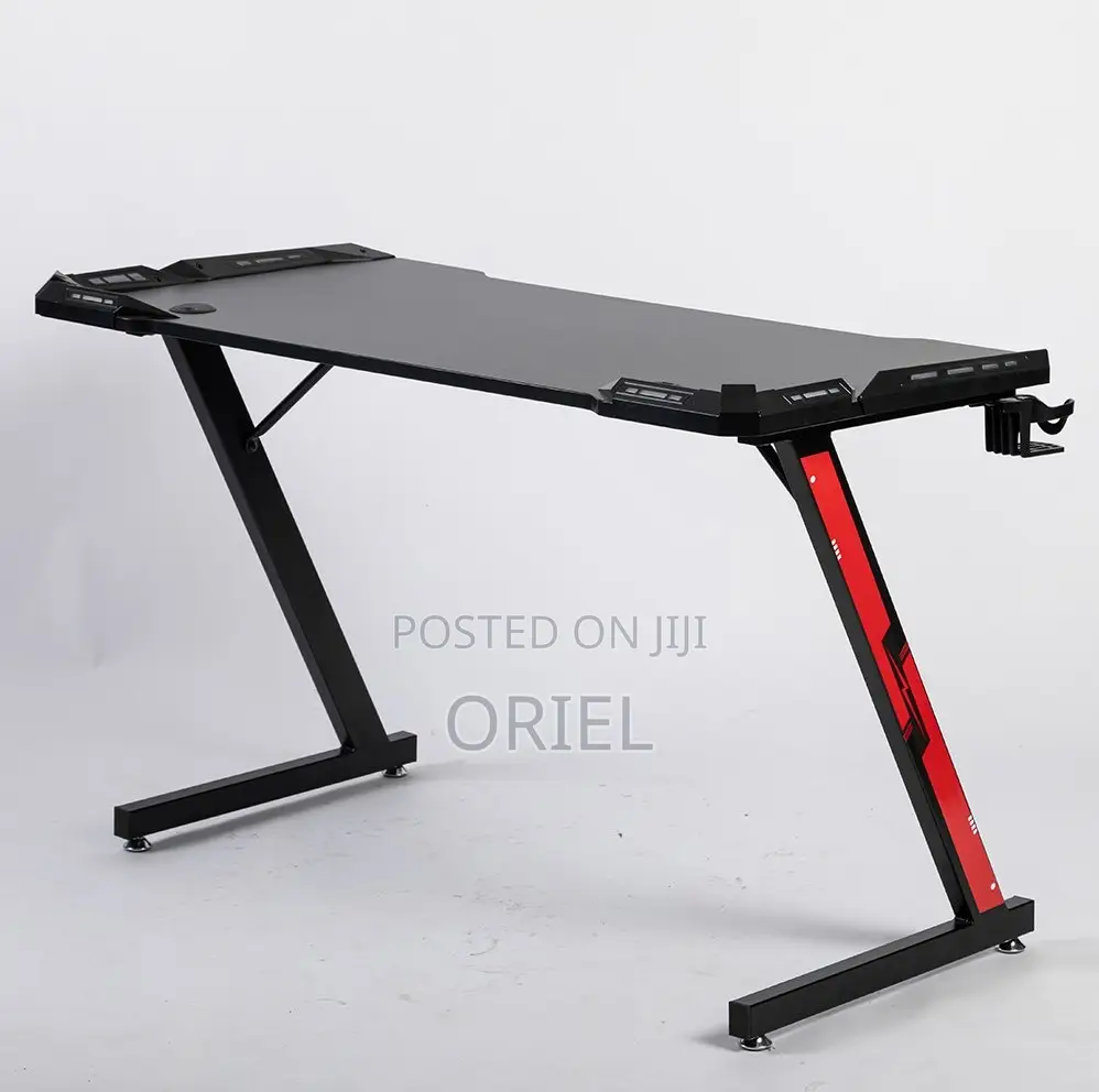 Gaming Tables : Led Light Gaming Workstation for Home