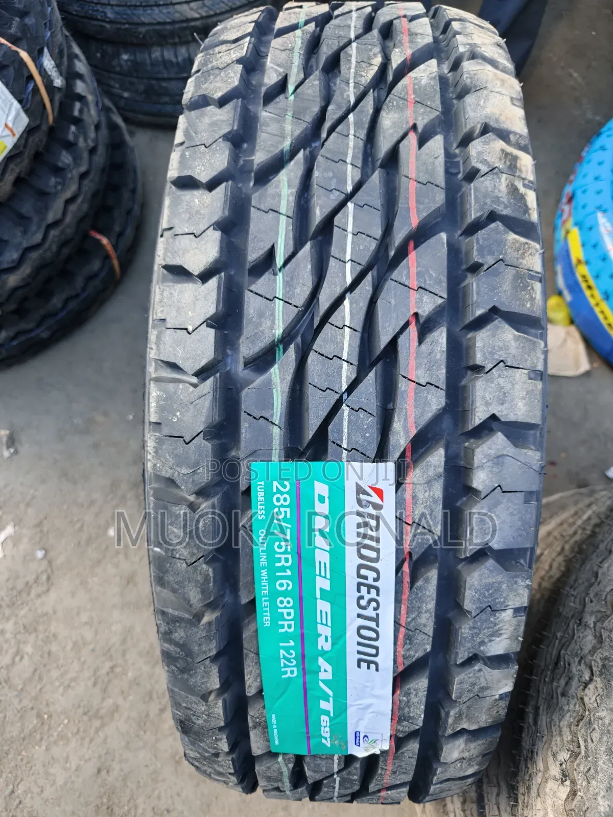 285/75r16 Bridgestone Tyre (A/T 8pr