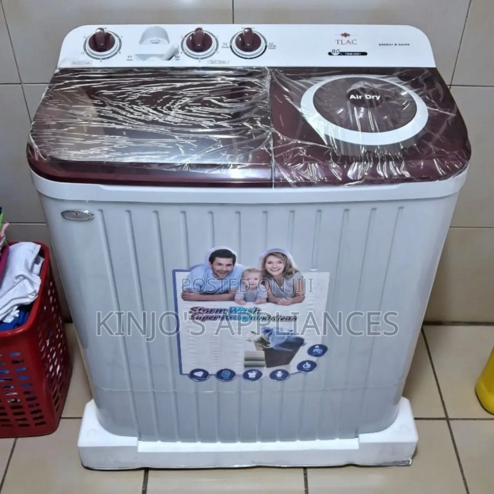 Tlac TWM-9001 9kgs Twin Tub Washing Machine Semi Automatic