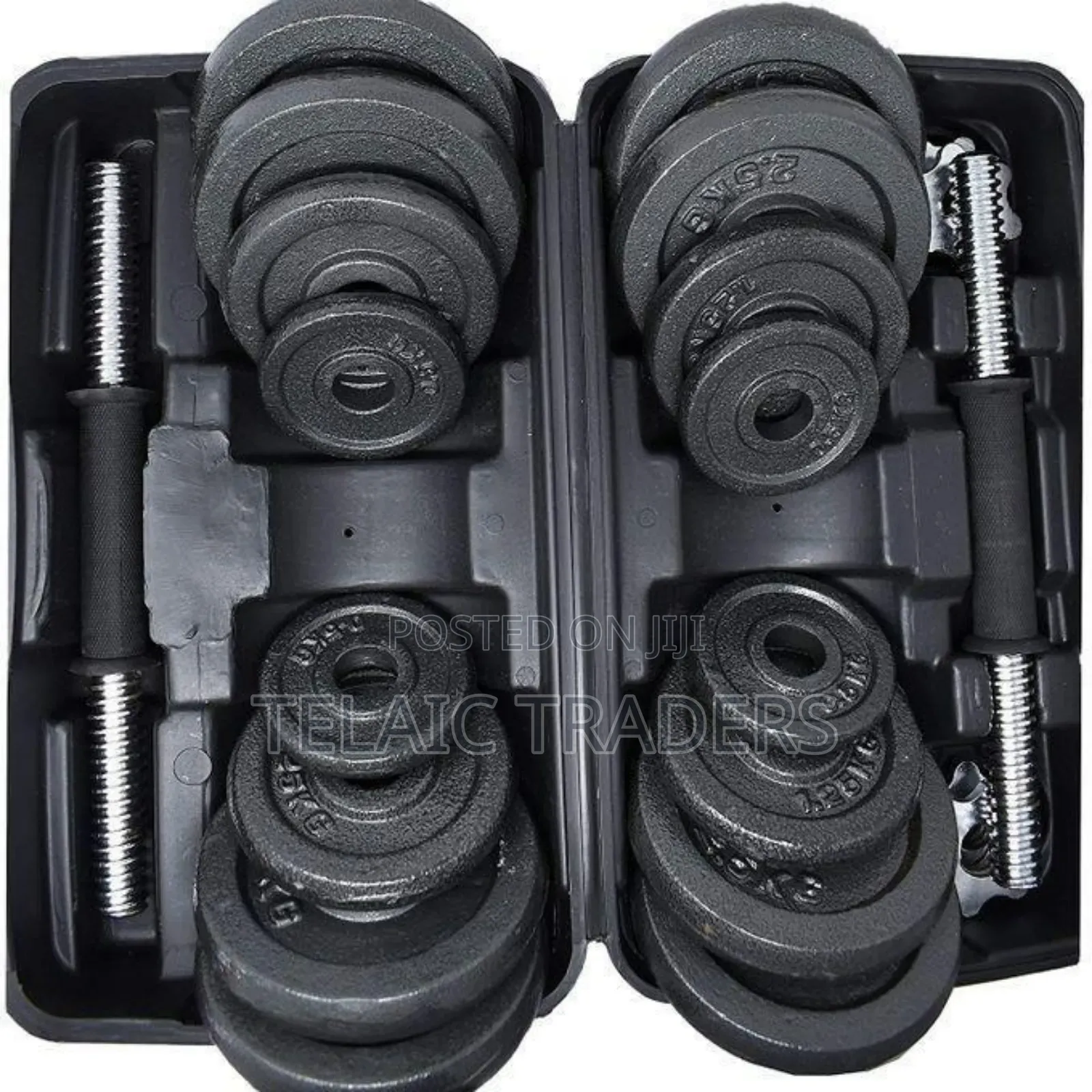 30kg Adjustable Dumbell Barbell Weight Set