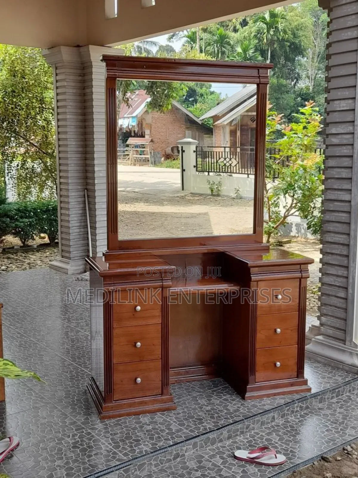 Walnut Creek Mahogany Dressing Mirror