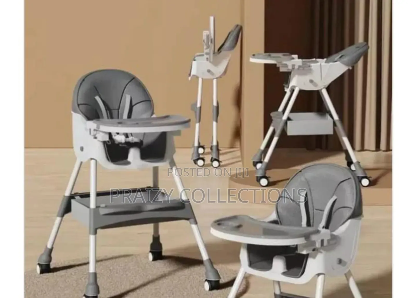 Portable, Foldable Baby High Feeding Chair 518