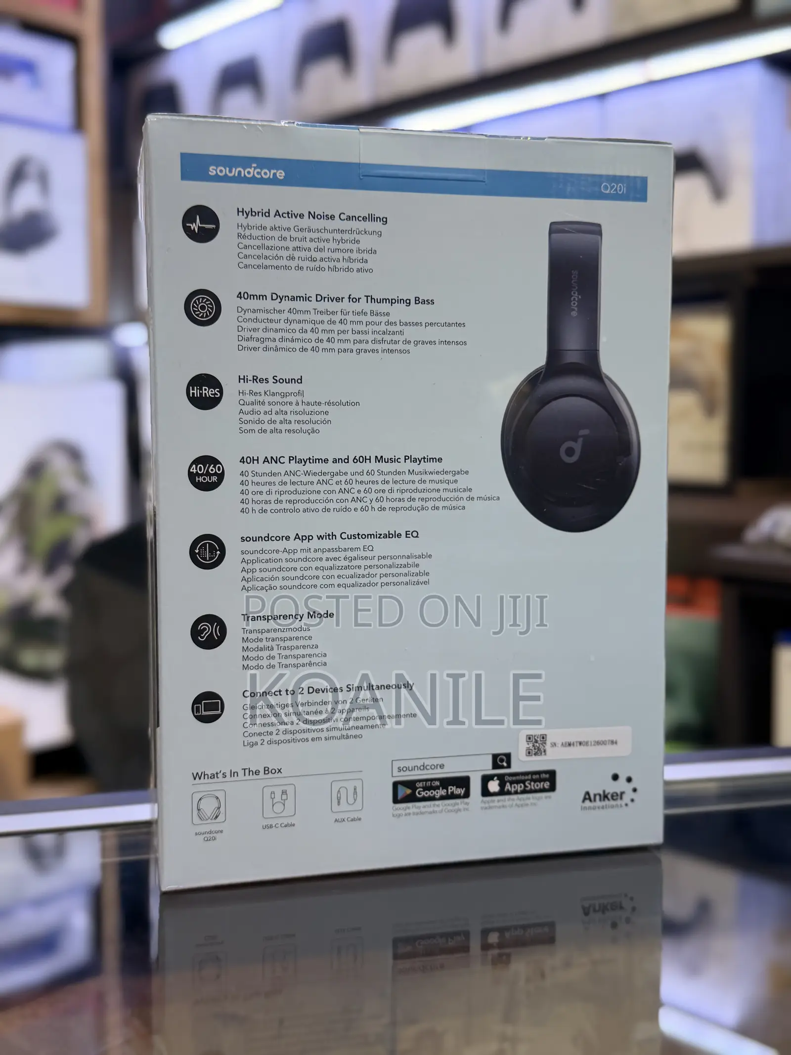 Soundcore by Anker Q20i Wireless Noise Cancelling Headphones