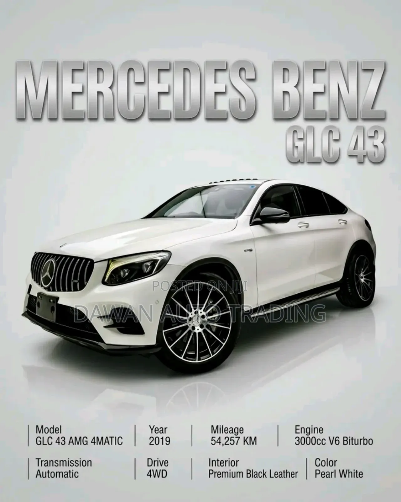Mercedes-Benz GLC-Class 2019 White