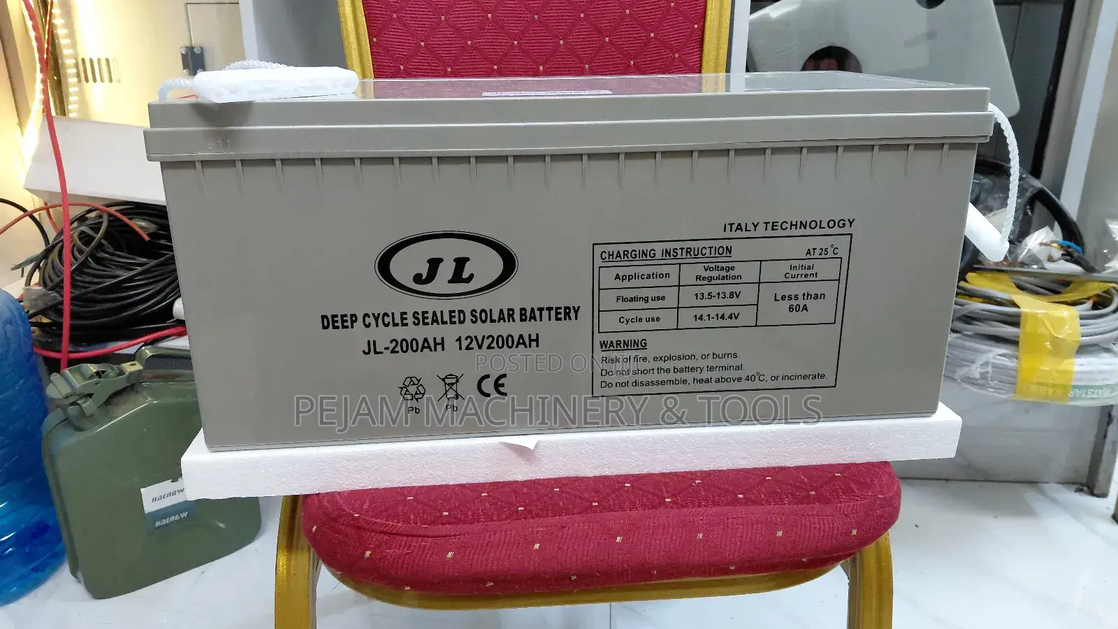 Jl 200ah 12v Deep Cycle 12v Solar Battery