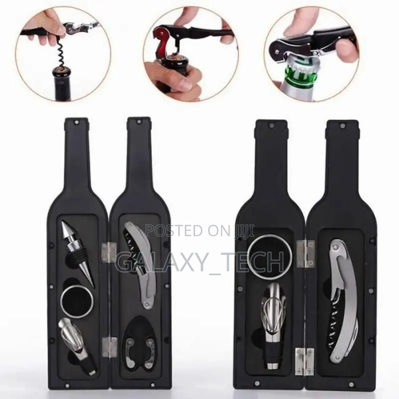5pcs Bottle Shaped Wine Opener//Corkscrew Set