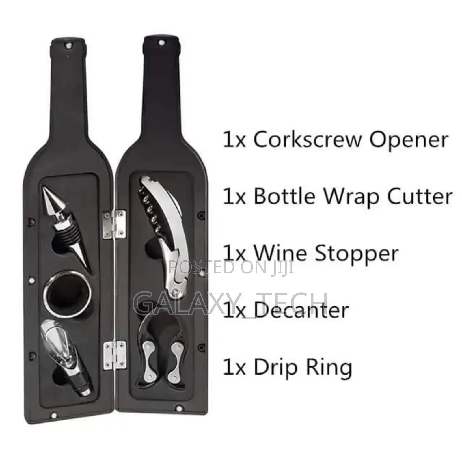 5pcs Bottle Shaped Wine Opener//Corkscrew Set