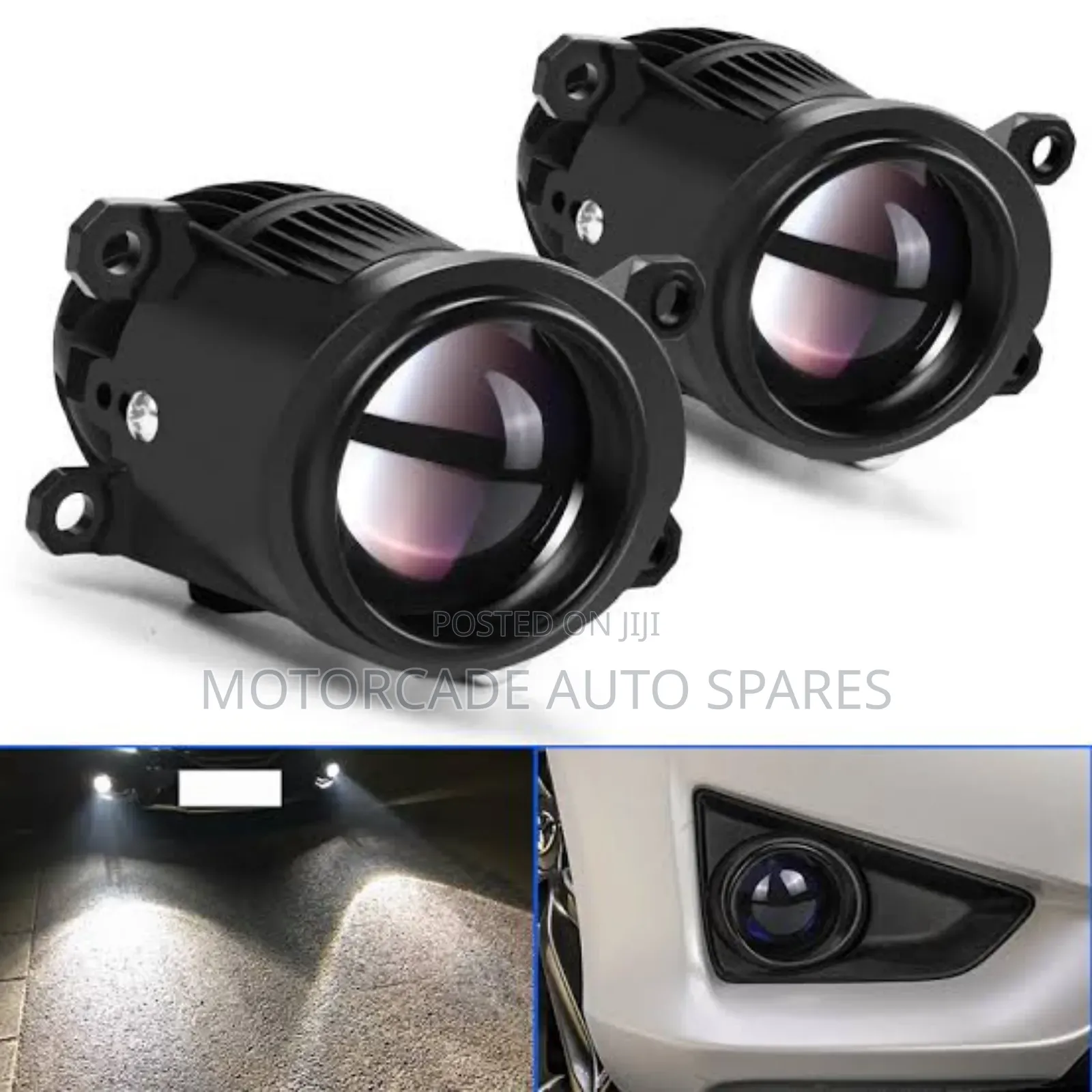 Toyota Mark X 2012-2015 Quality Super Bright Fog Lights Projectors