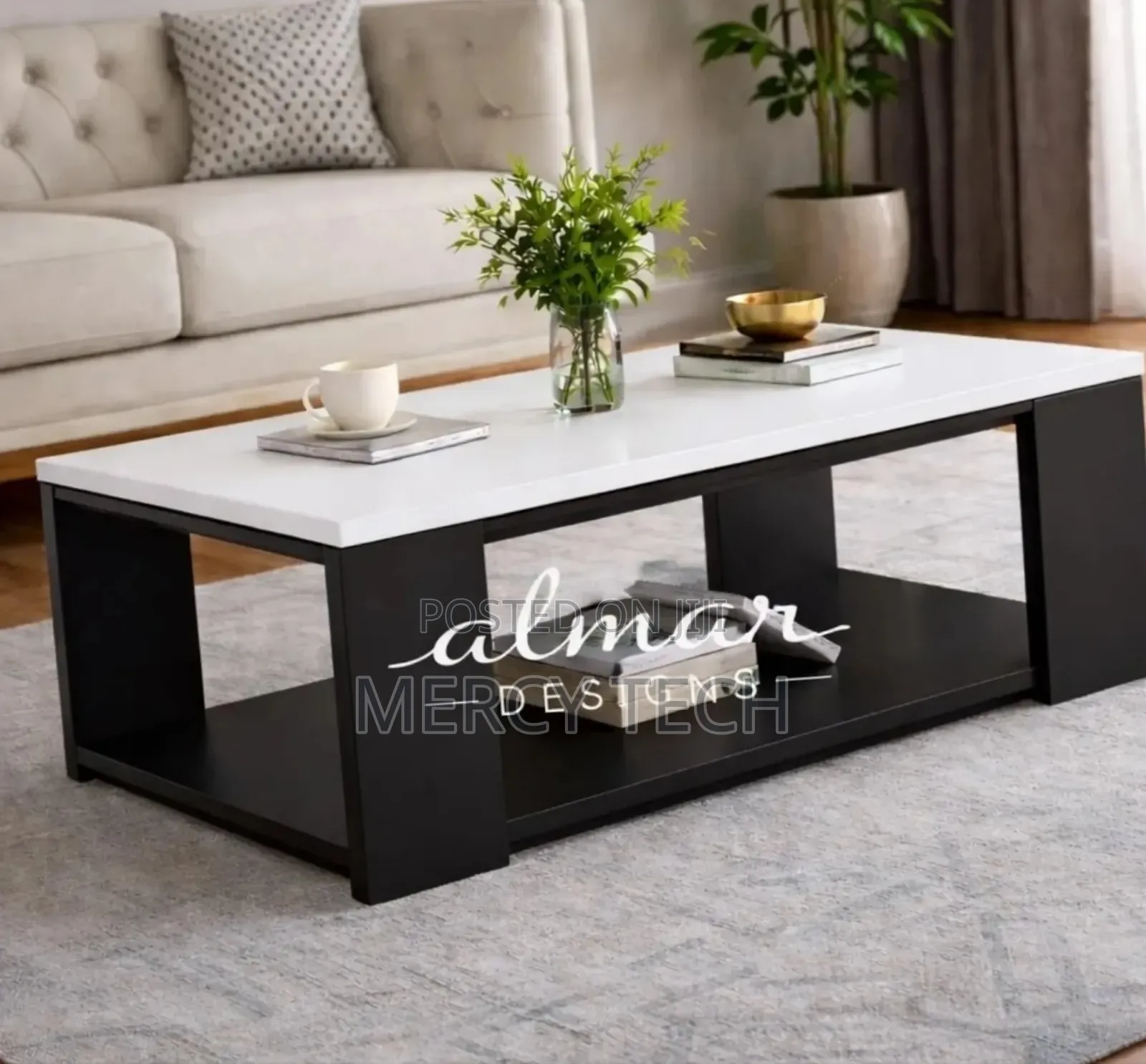 *Julz Modern Design Coffee Table With Storage