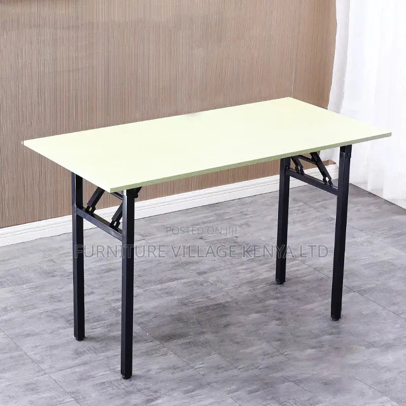 Office Desk;Foldable Office Table With Wooden Surface