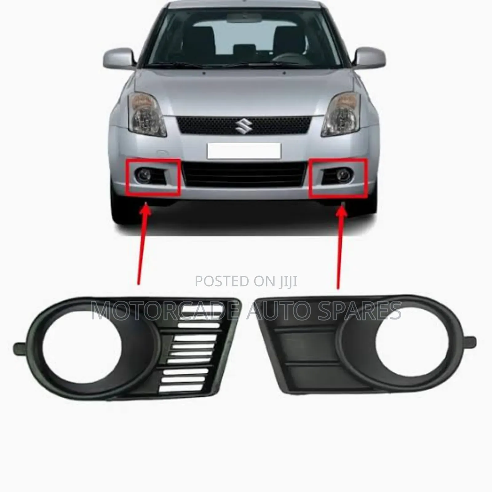 Suzuki Swift 2008 Bumper Fog Lights Covers
