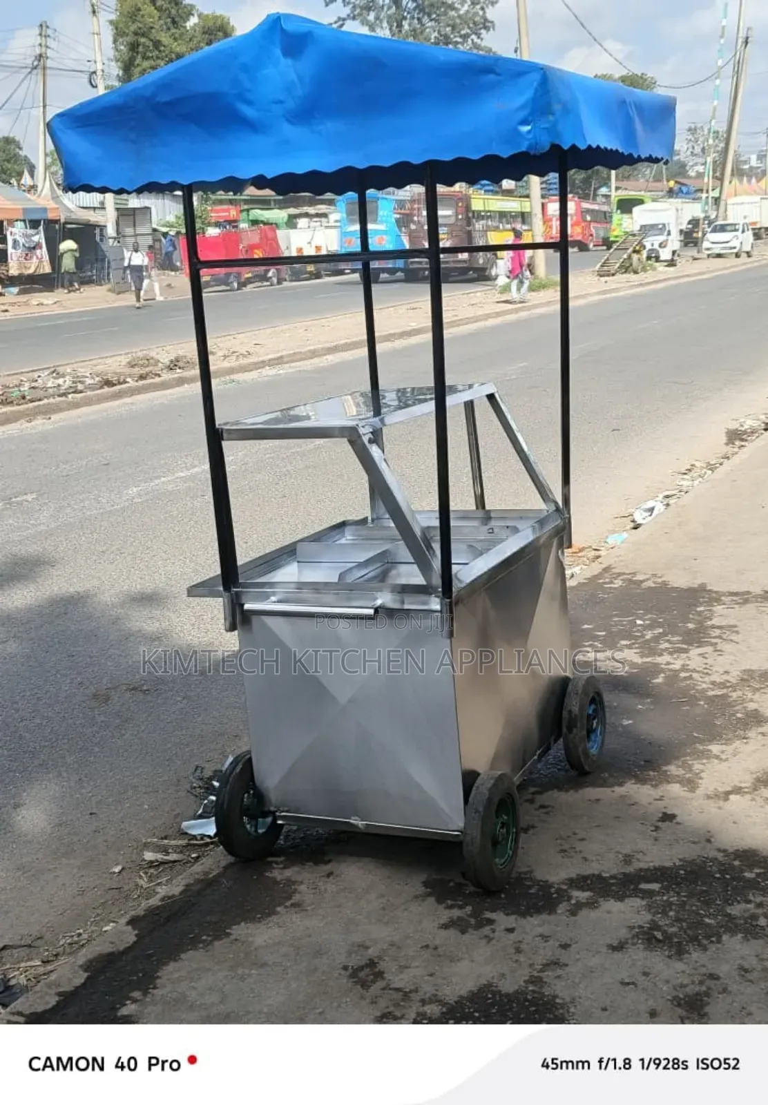 Stainless Steel Snacks Trolley