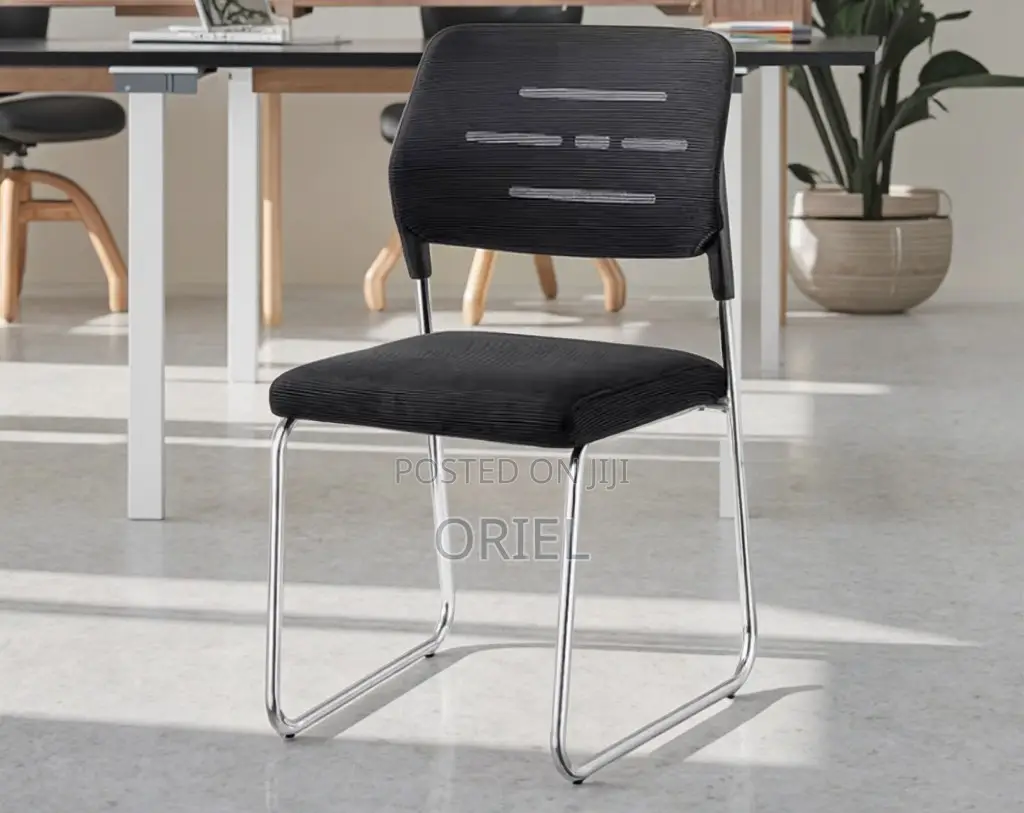 Office Chair : Mid-Back Office Waiting Mesh Chair