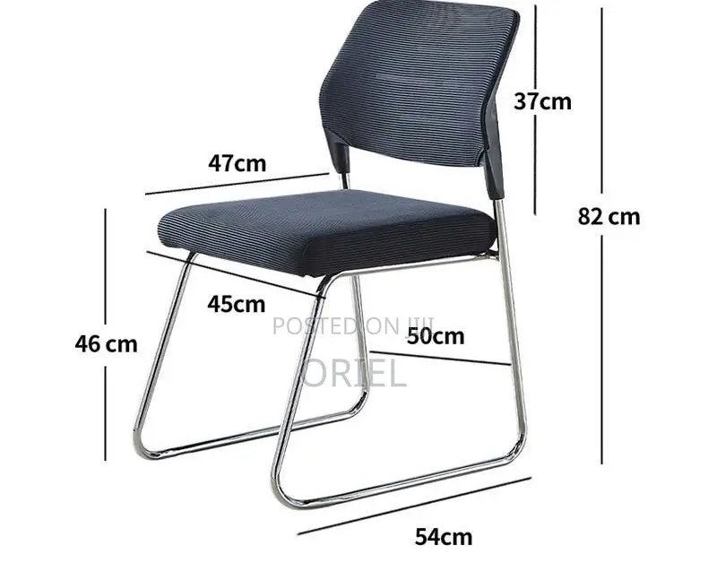 Office Chair : Mid-Back Office Waiting Mesh Chair