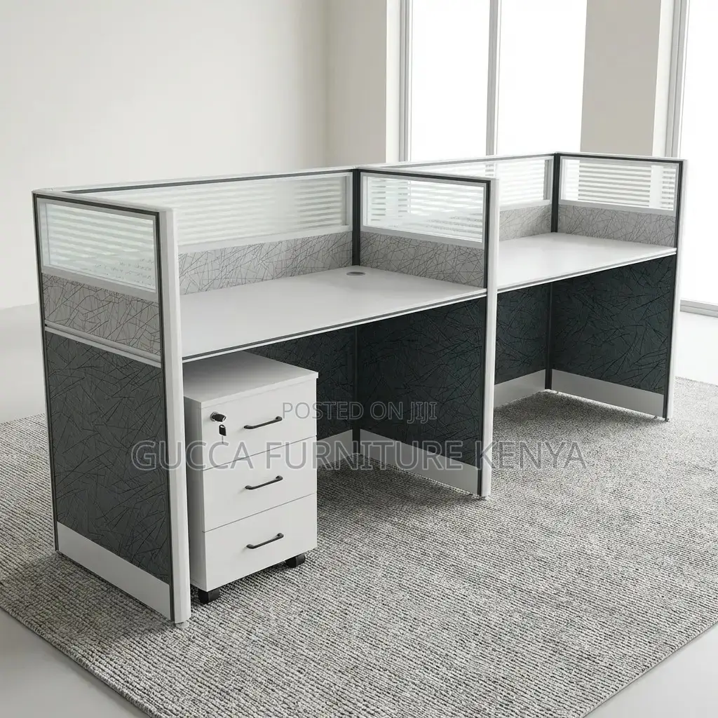 2-Seater Straight Modular Imported Work-Station