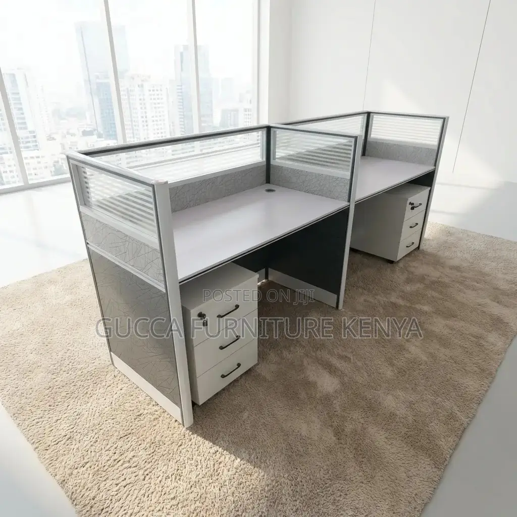 2-Seater Straight Modular Imported Work-Station