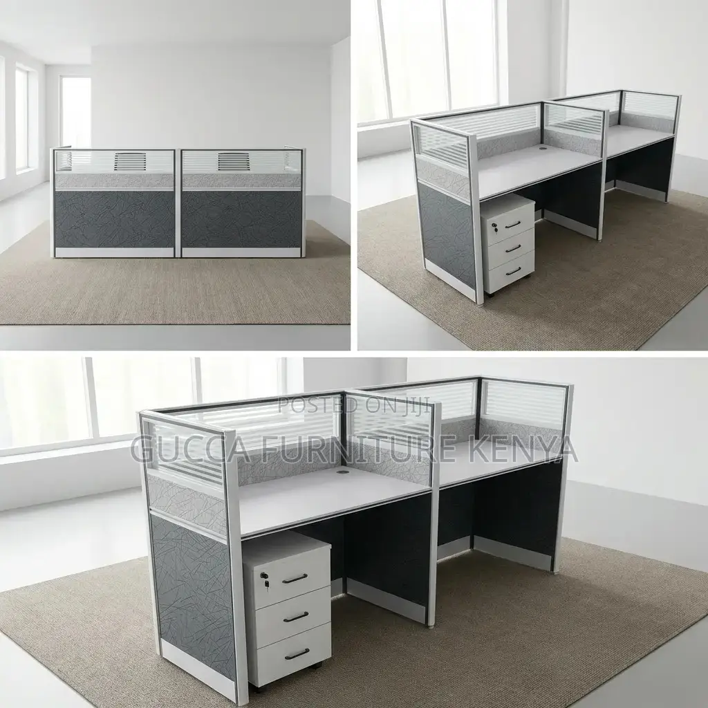 2-Seater Straight Modular Imported Work-Station