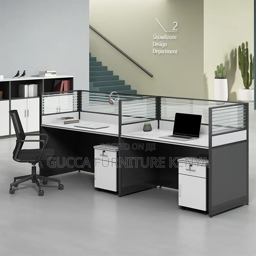 2-Seater Straight Modular Imported Work-Station