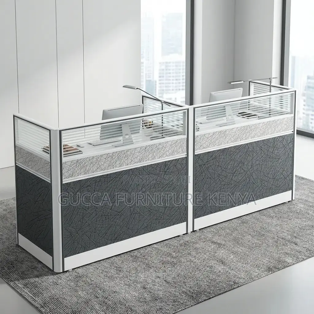 2-Seater Straight Modular Imported Work-Station