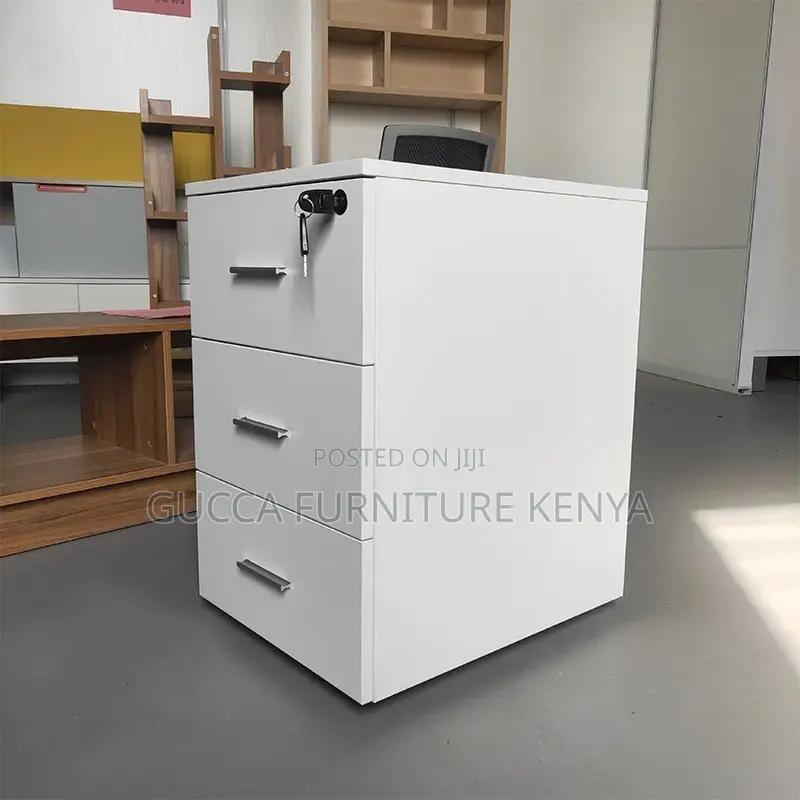 Customized Mobile Pedestal With 3-Drawers