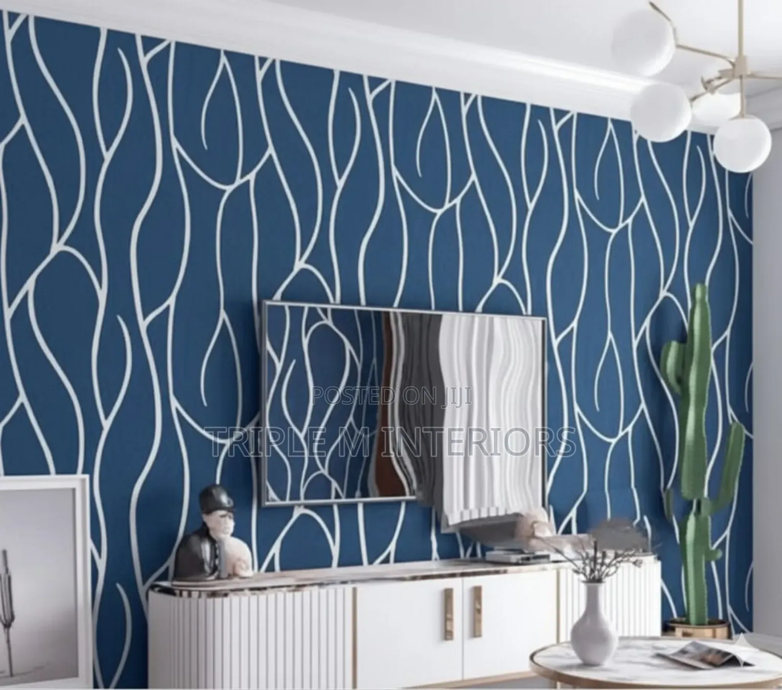3d Patterned Wallpaper | Modern Home Decor