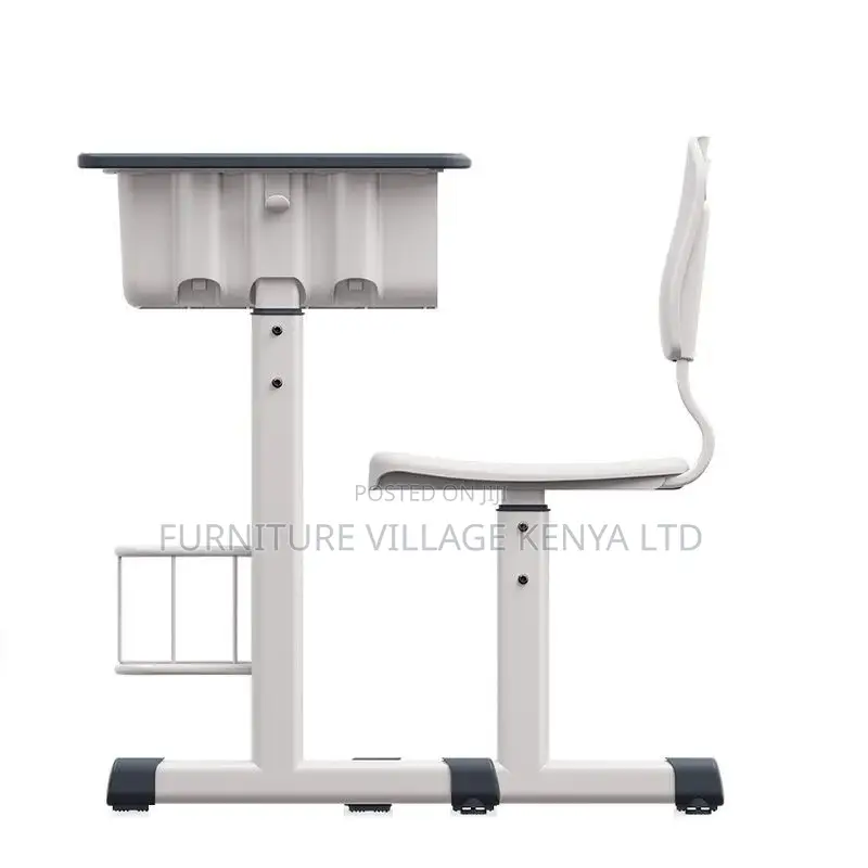 School Kids Desks Adjustable Writing Desk and Chair Set With Hook