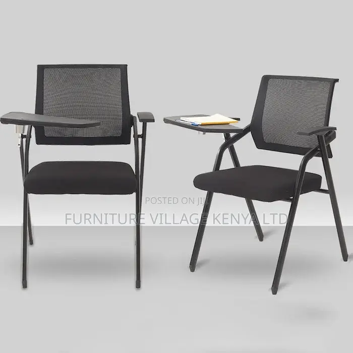 Office Chair;Black Mesh Folding Meeting Office Chair