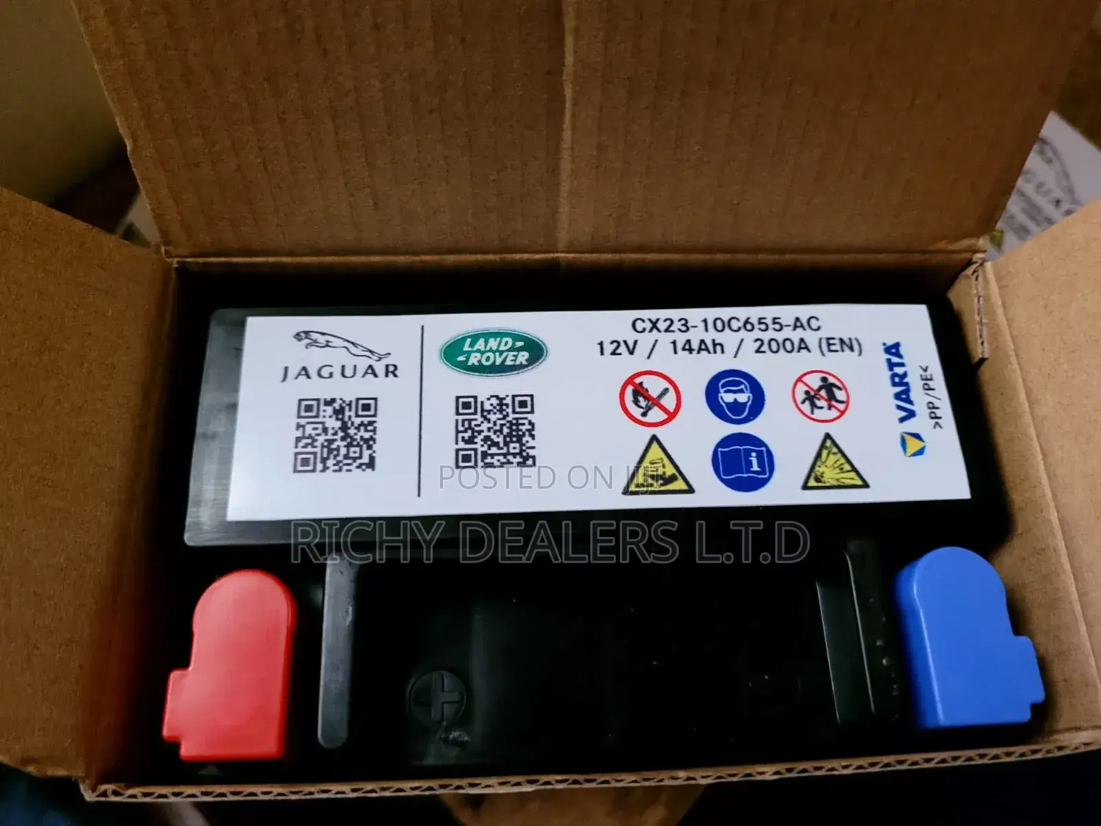 Jaguar 12v/14ah/200a (En) Agm Battery
