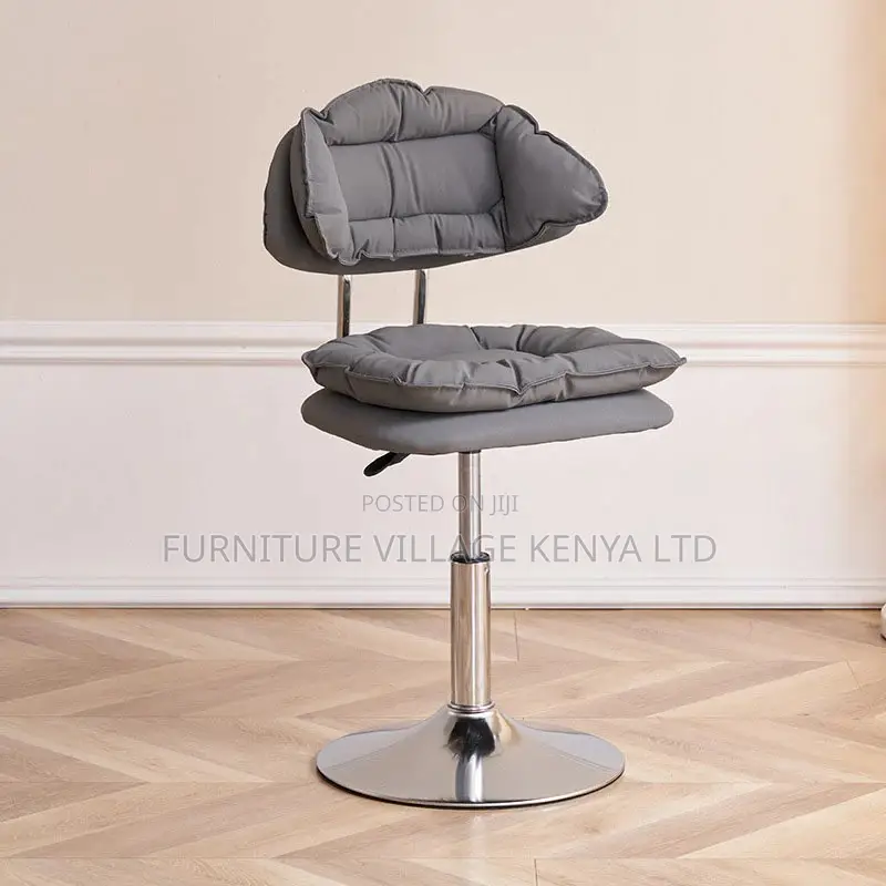 Barstool;Leather Upholstered Barstool Adjustable Height Swivel