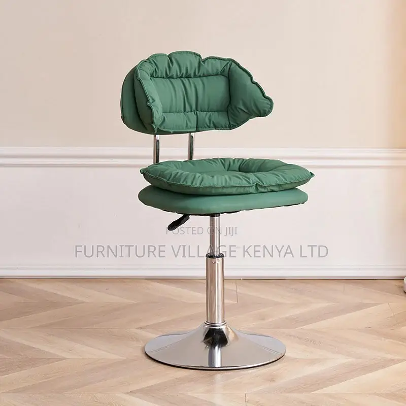 Barstool;Leather Upholstered Barstool Adjustable Height Swivel