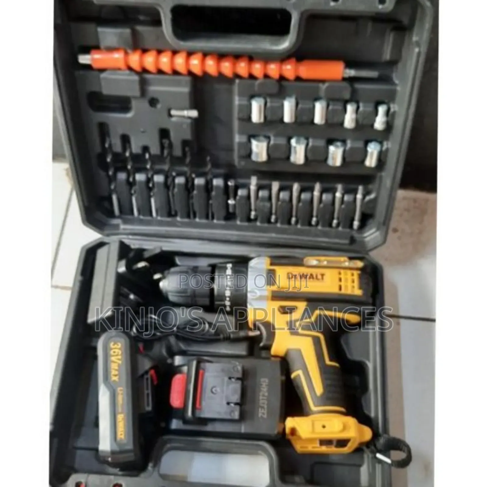 Dewalt 36v Cordless Drill Set With Accessories