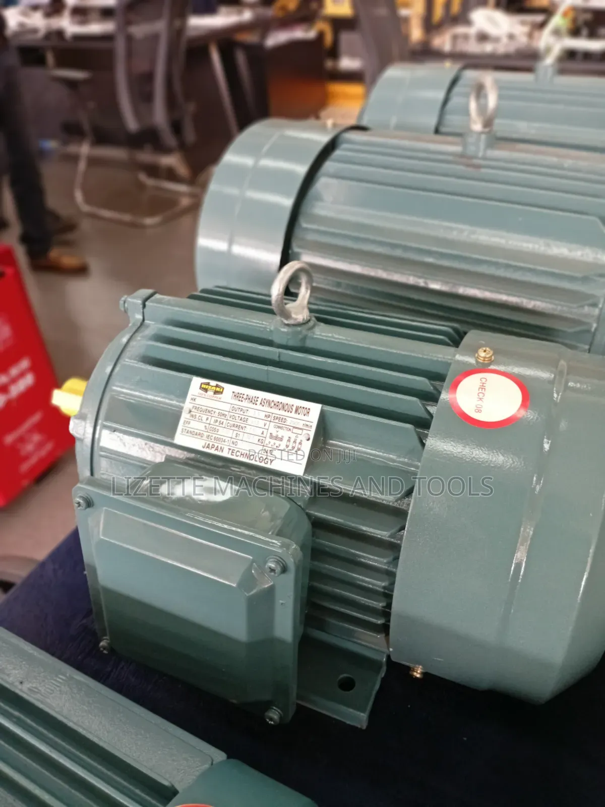 5.5hp Hisaki 3 Phase Motor High Speed