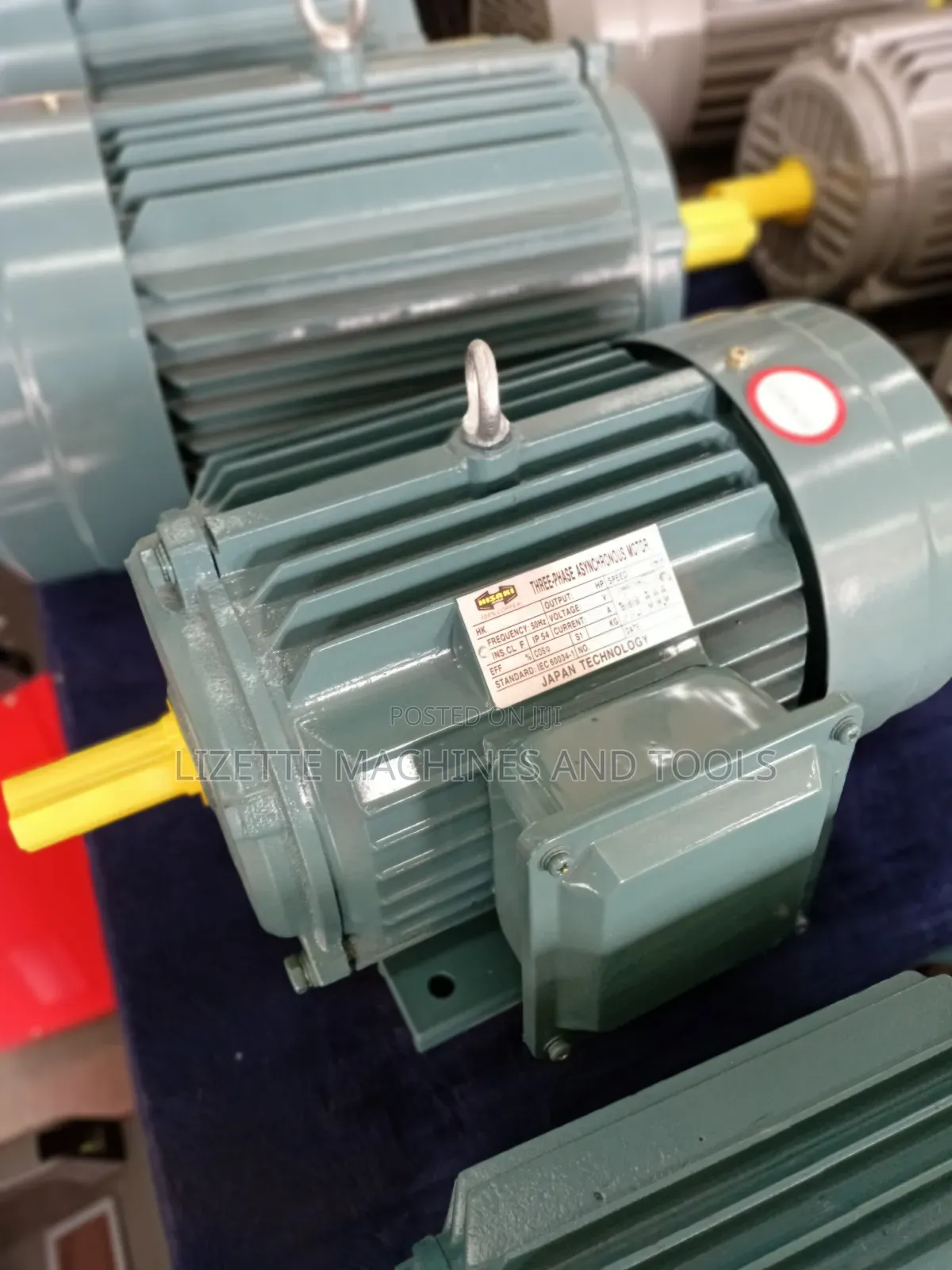 5.5hp Hisaki 3 Phase Motor High Speed