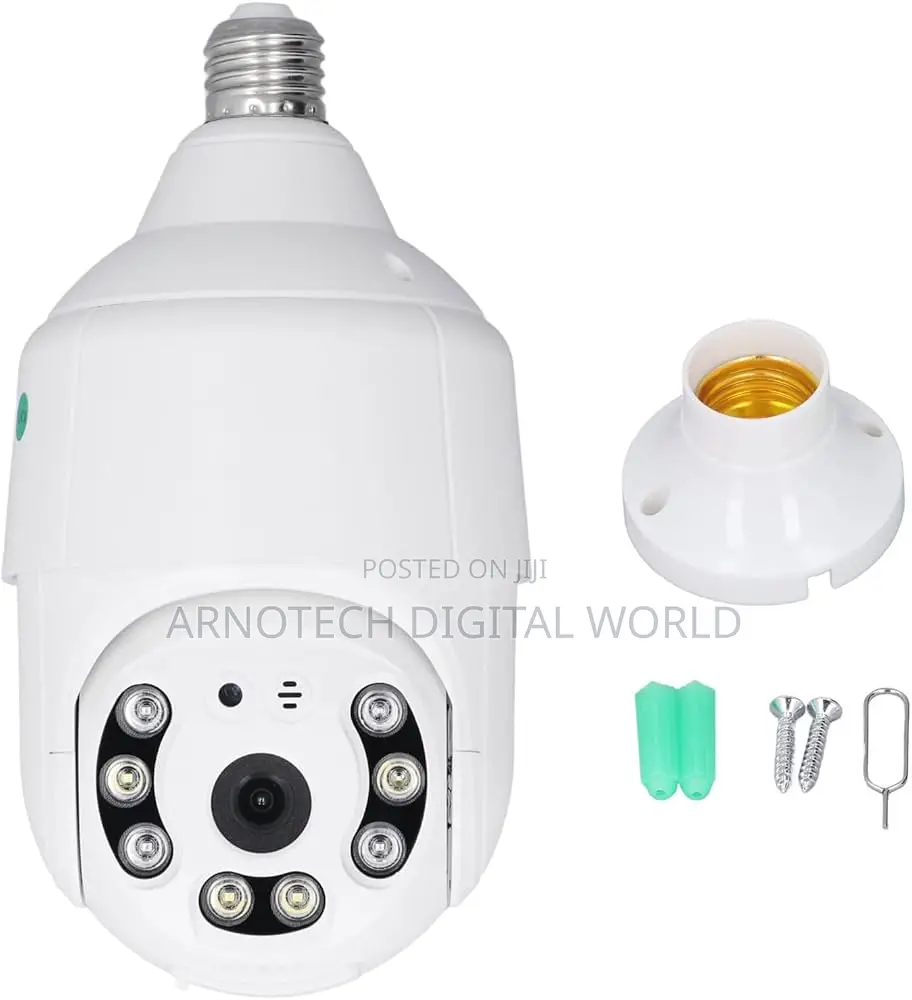 V380 Pro CCTV 4g Sim Card Bulb Camera Wireless Video Surveillance