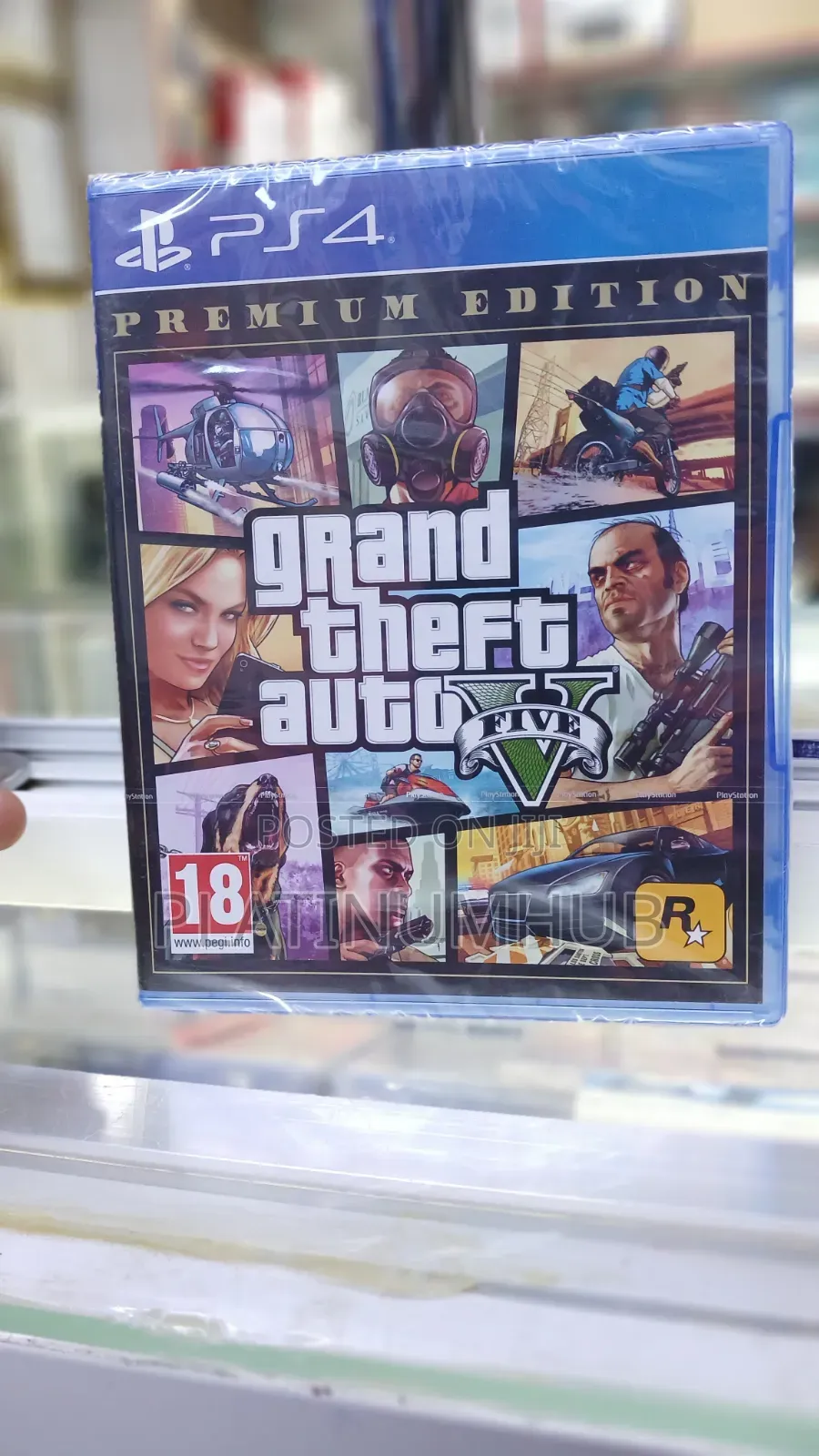 Grand Theft A 5 Action/Adventure Premium Edition Playstation Game 4