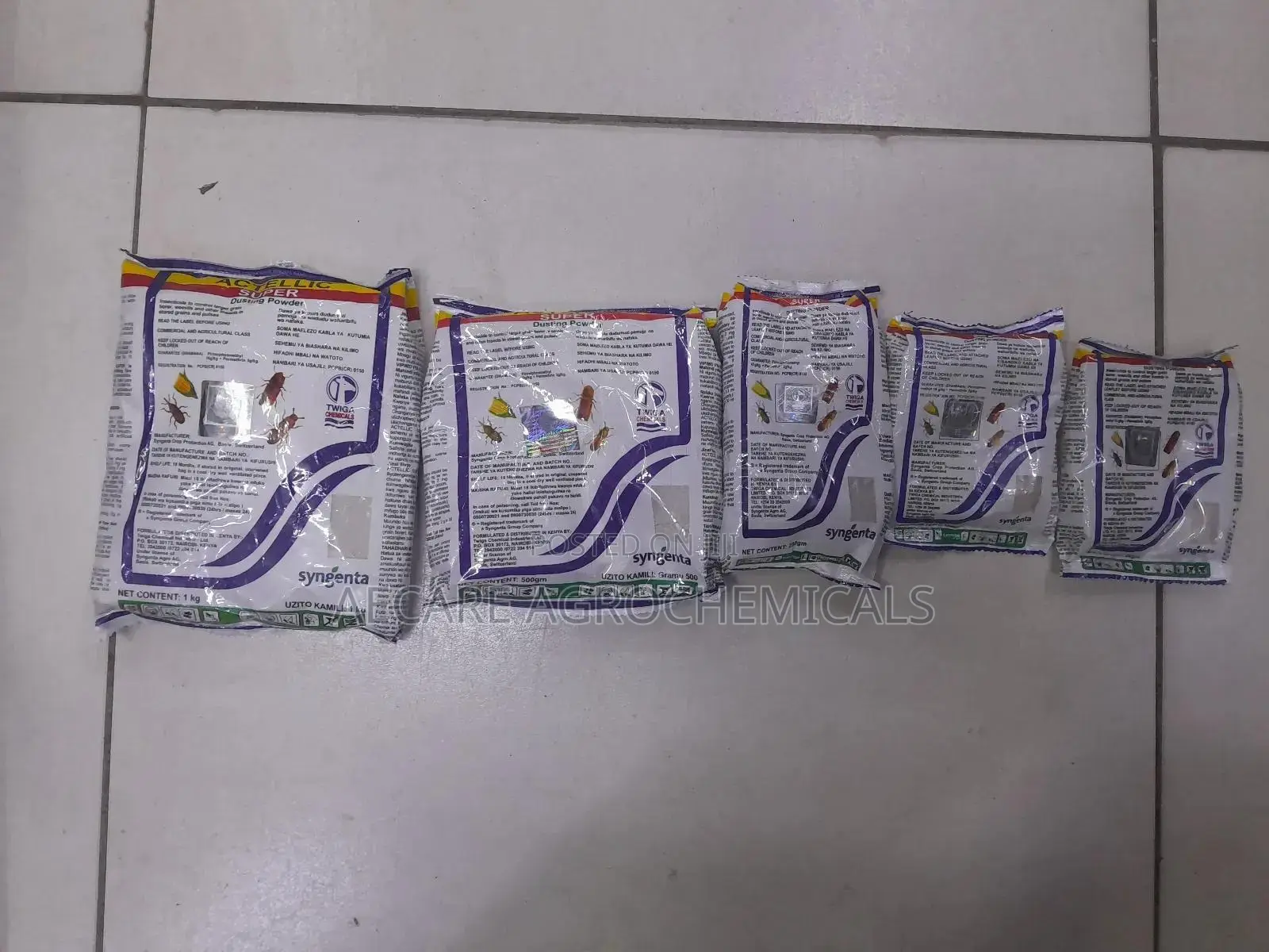 Actellic Super Weevils, Dusting Powder 50g, 100g, 200g, 500g, 1kg