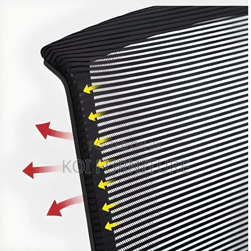 Office Chairs; Foldale Black Mesh Breathable Writing Office Seat