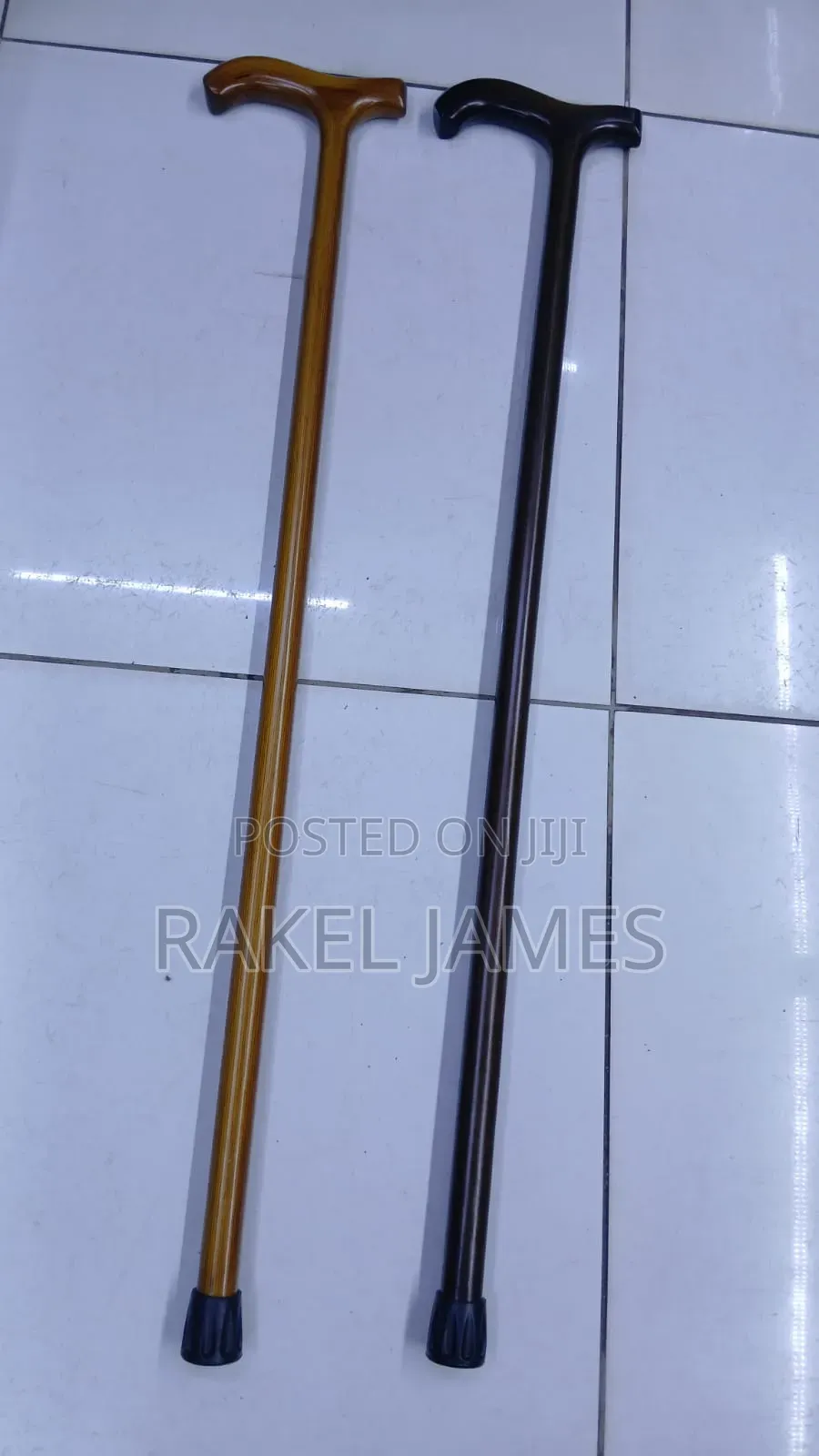 Dark Brown Wooden Walking Stick