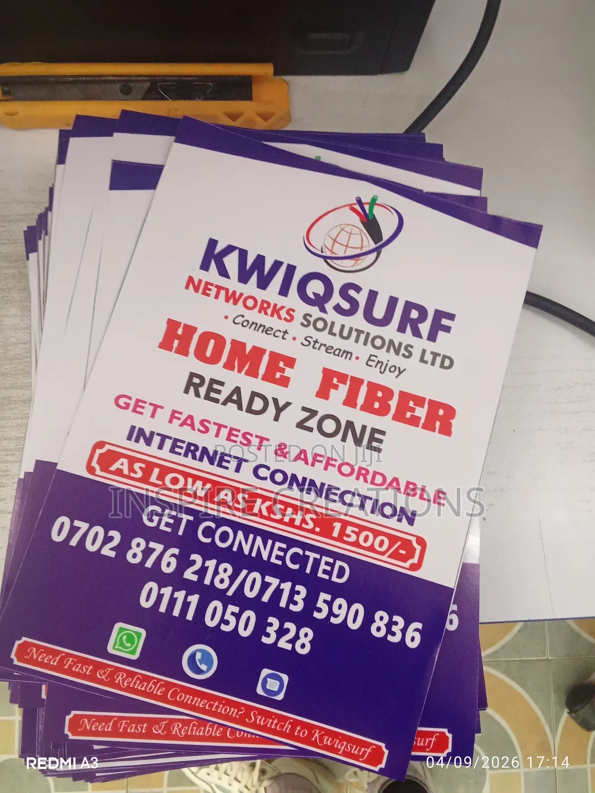 A5 Custom Stickers Printing in Nairobi | Branding Labels