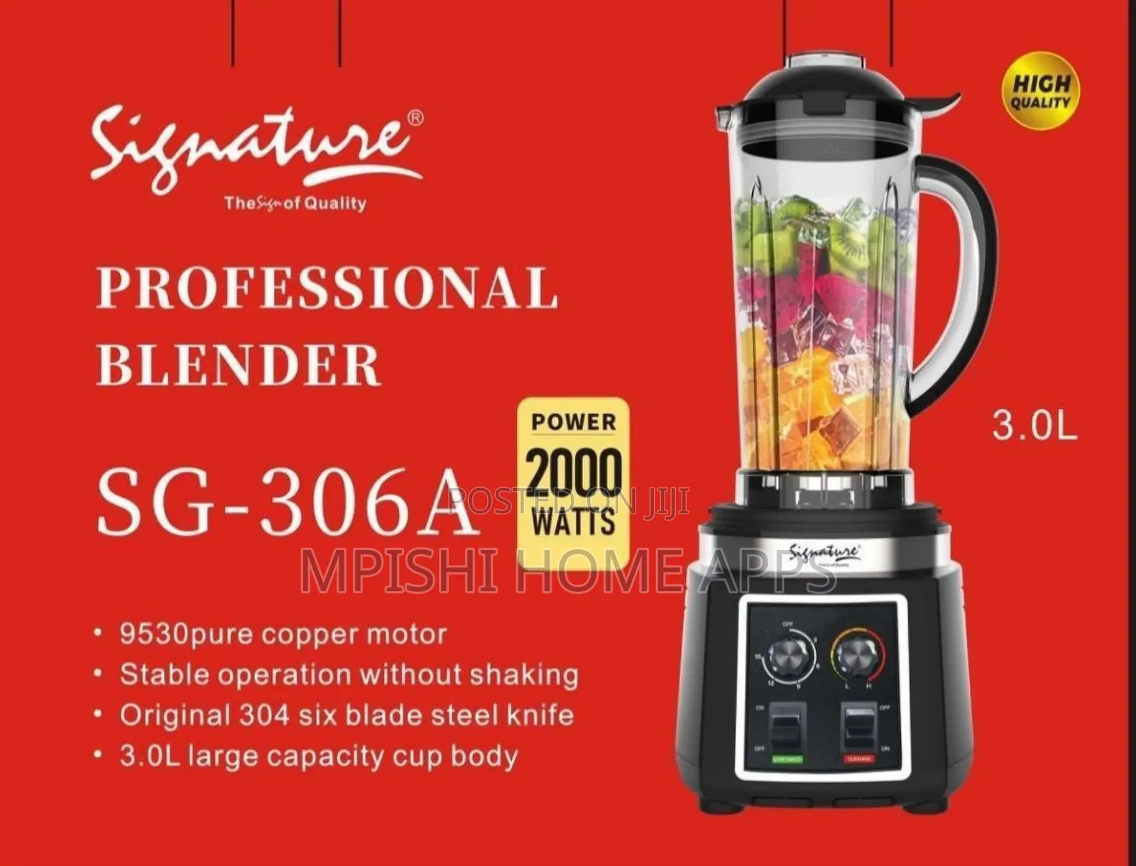 Signature Sg-306a Professional Blender.