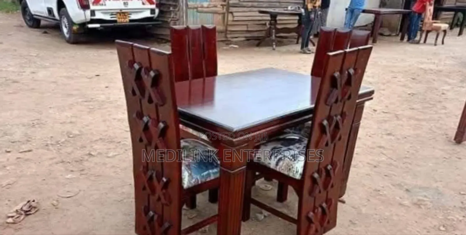4-Seater X Chars Dinning Table Set
