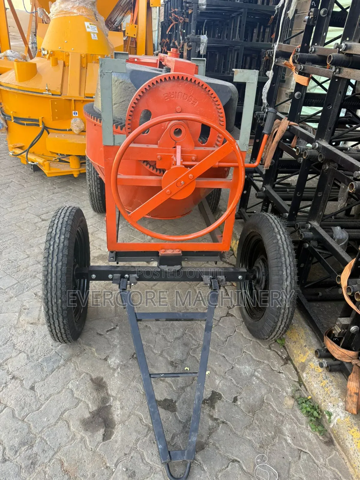 Esquire Be500 Indian Concrete Mixer Machine Diesel Powered.